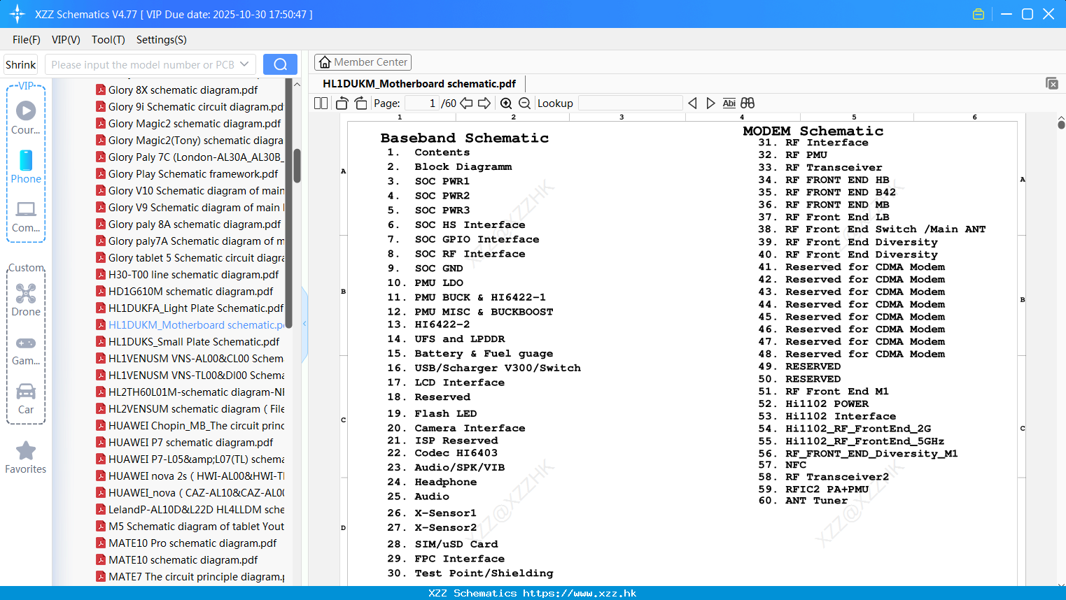 Huawei HL1DUKM_Motherboard Schematic